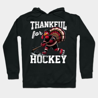 Thankful for Hockey Turkey Hoodie